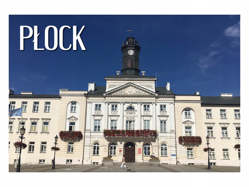 

Płock Ratusz Rynek Widok Magnes na lodówkę