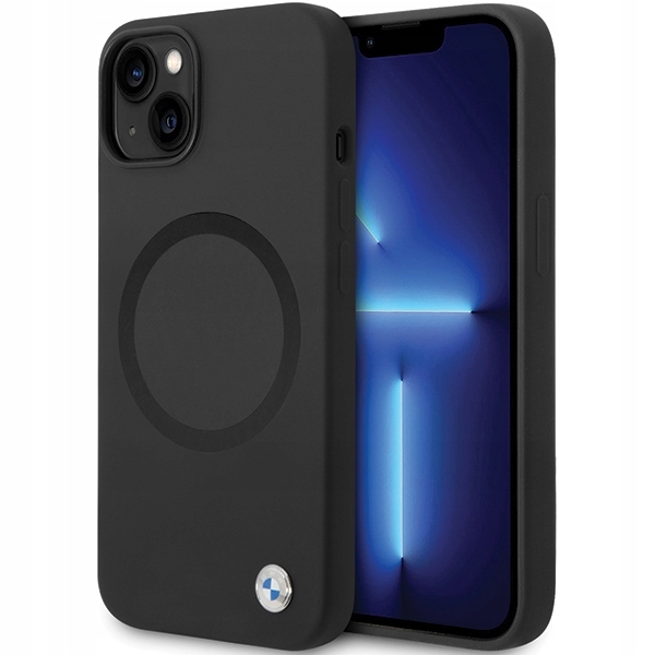 Pouzdro Bmw Signature Liquid Černé Pro Iphone 14/15/13 6.1" Magsafe
