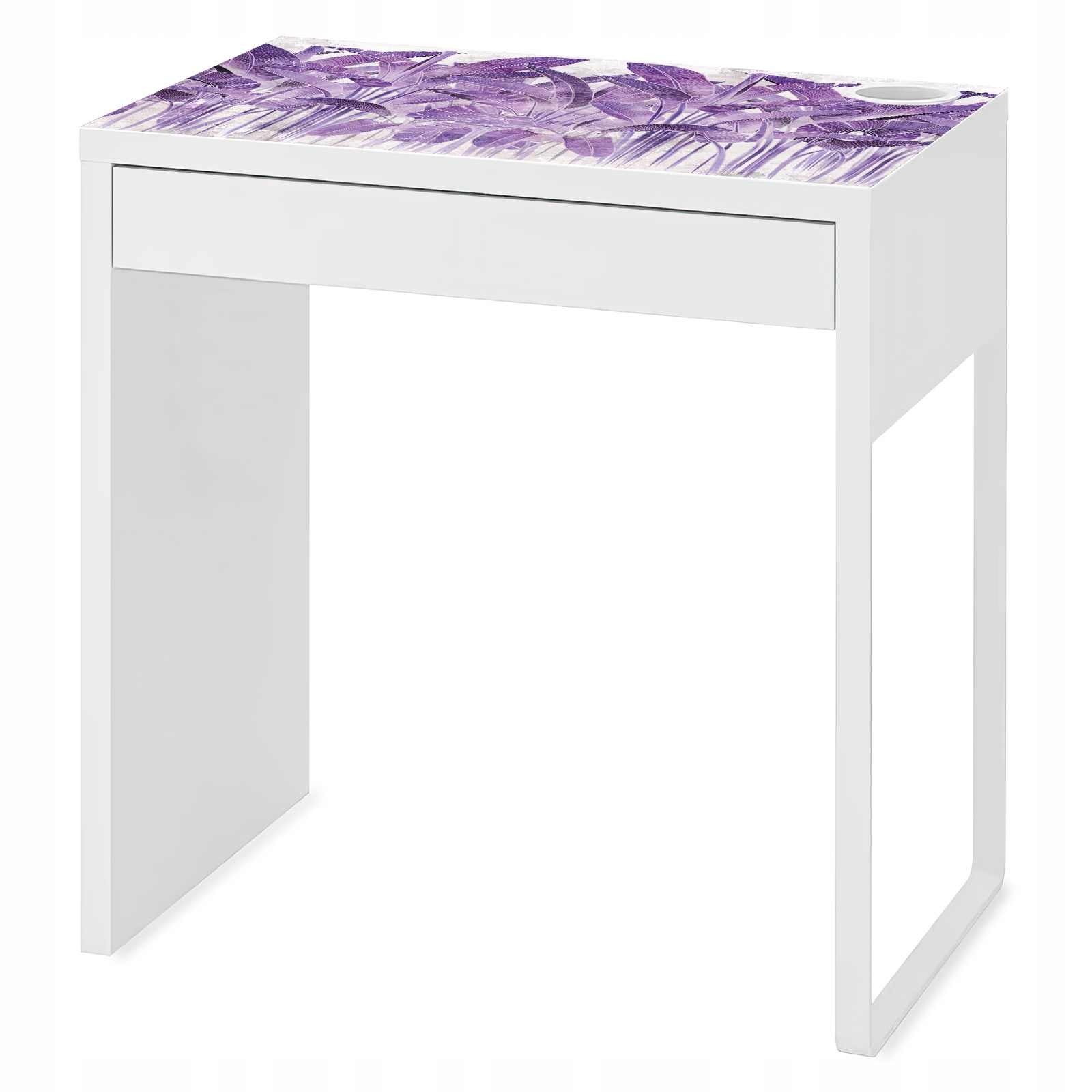 PODKŁADKA na biurko micke 73x50 FIOLETOWE LIŚCIE Marka matoMAT