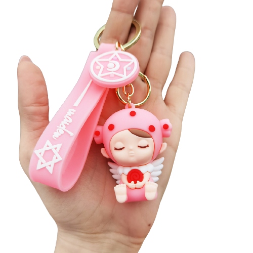 Brelok do kluczy przywieszki 3d Aniołek Ludzik