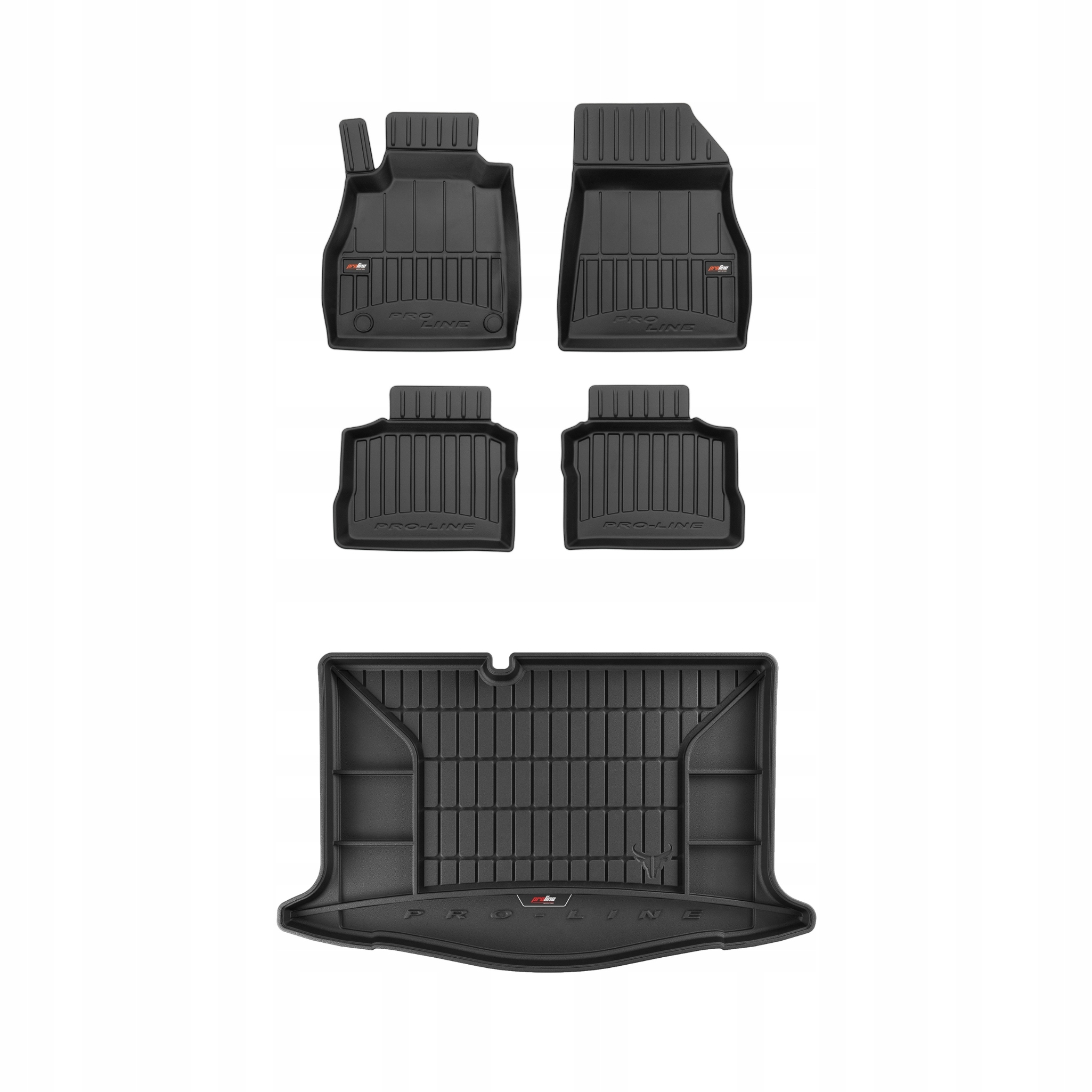 Frogum 3D Sada gumových koberců a rohože s logem pro Nissan Micra K14 od roku 2016