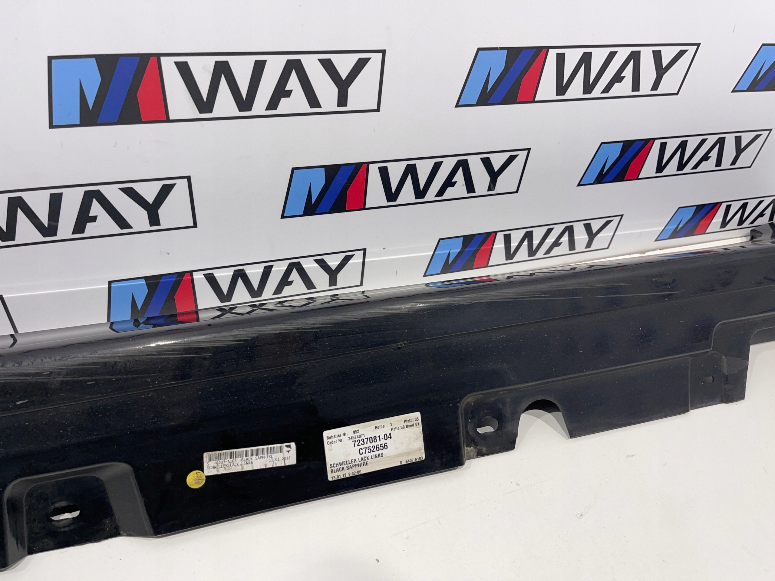 BMW F10 F11 moulding threshold left threshold left colour 475 BLACKSAPPHIRE