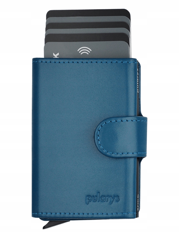 Pularys peněženka z pravé kůže modrá unisex