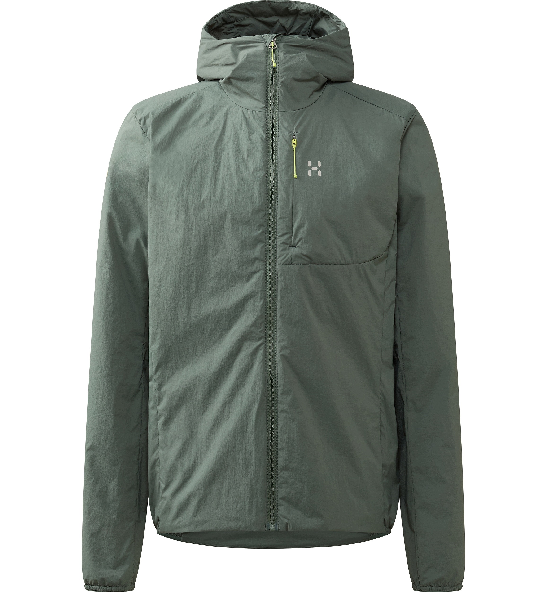 Bunda Haglöfs L.I.M Mimic Barrier Hood pánská barva: zelená, velikost: XL