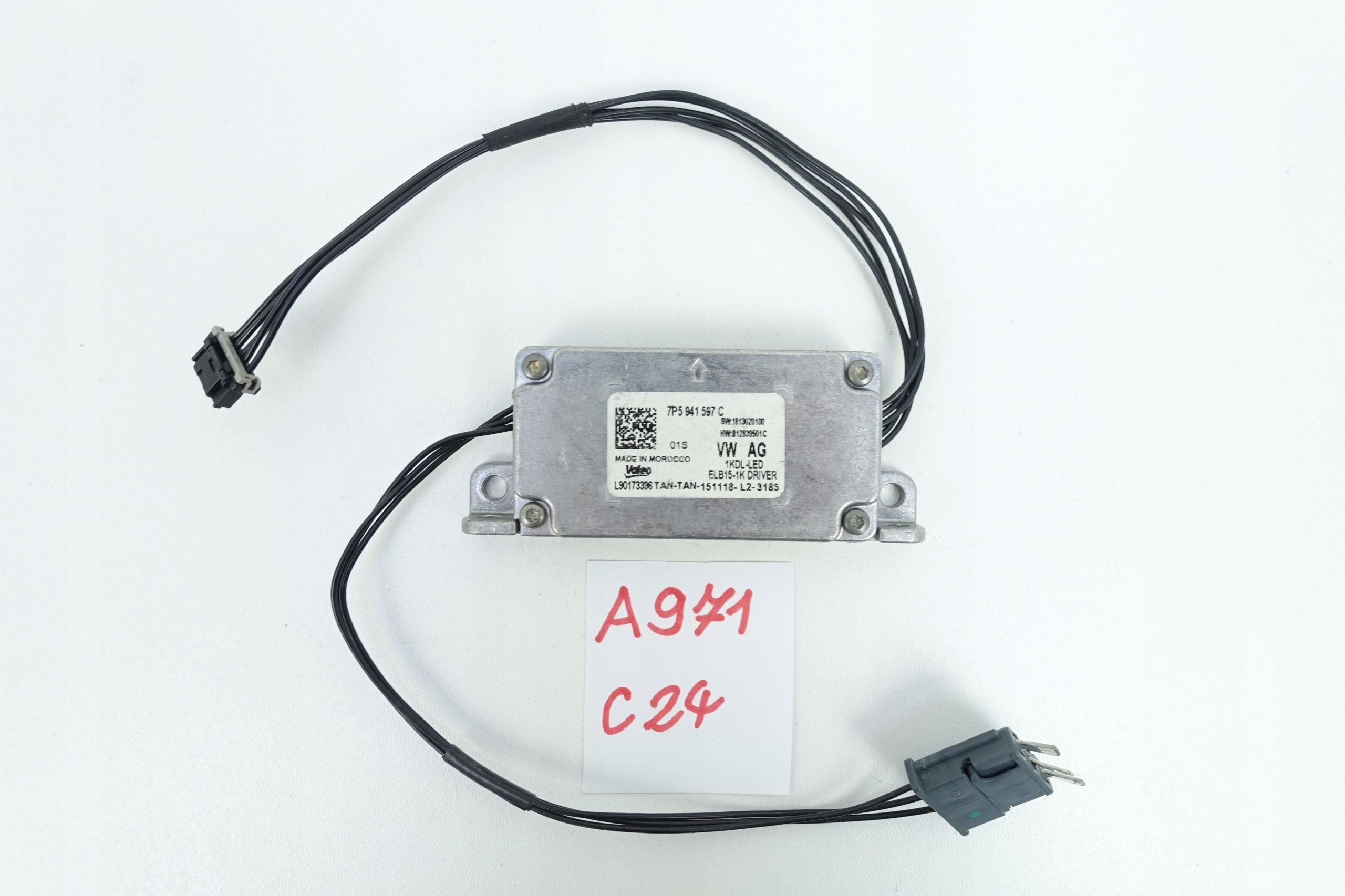 control unit module LED VW PORSCHE SKODA 7P5941597C