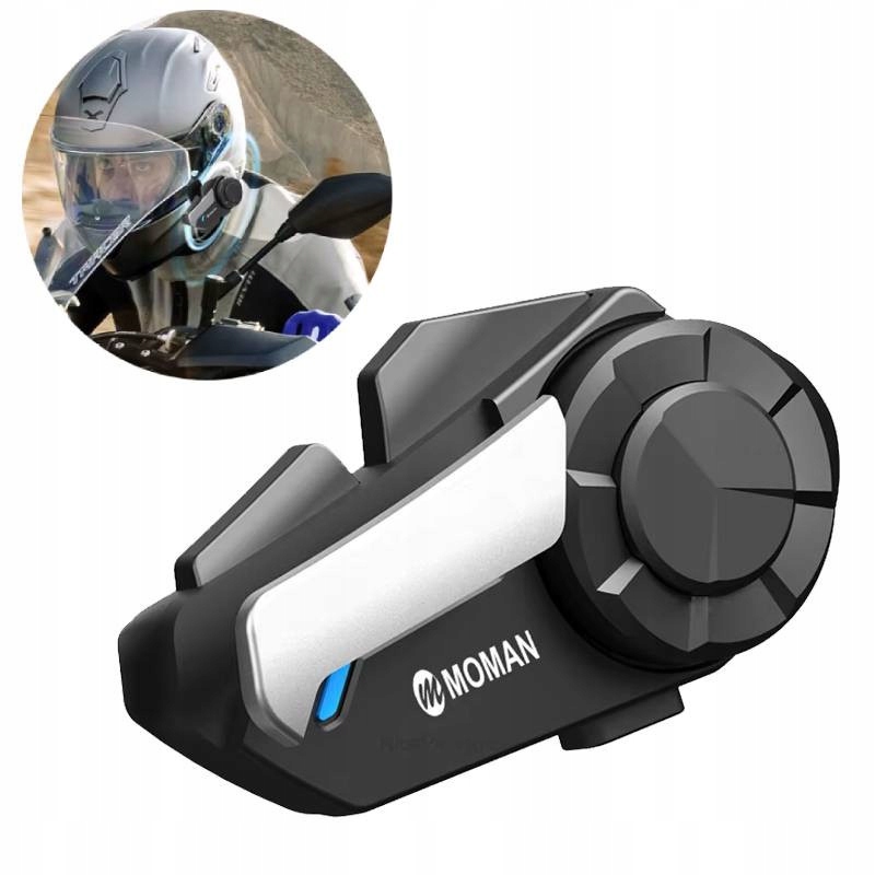 Motocyklový Interkom Moman H2S Náhlavní Souprava Pro Přilbu Bt 1000 M
