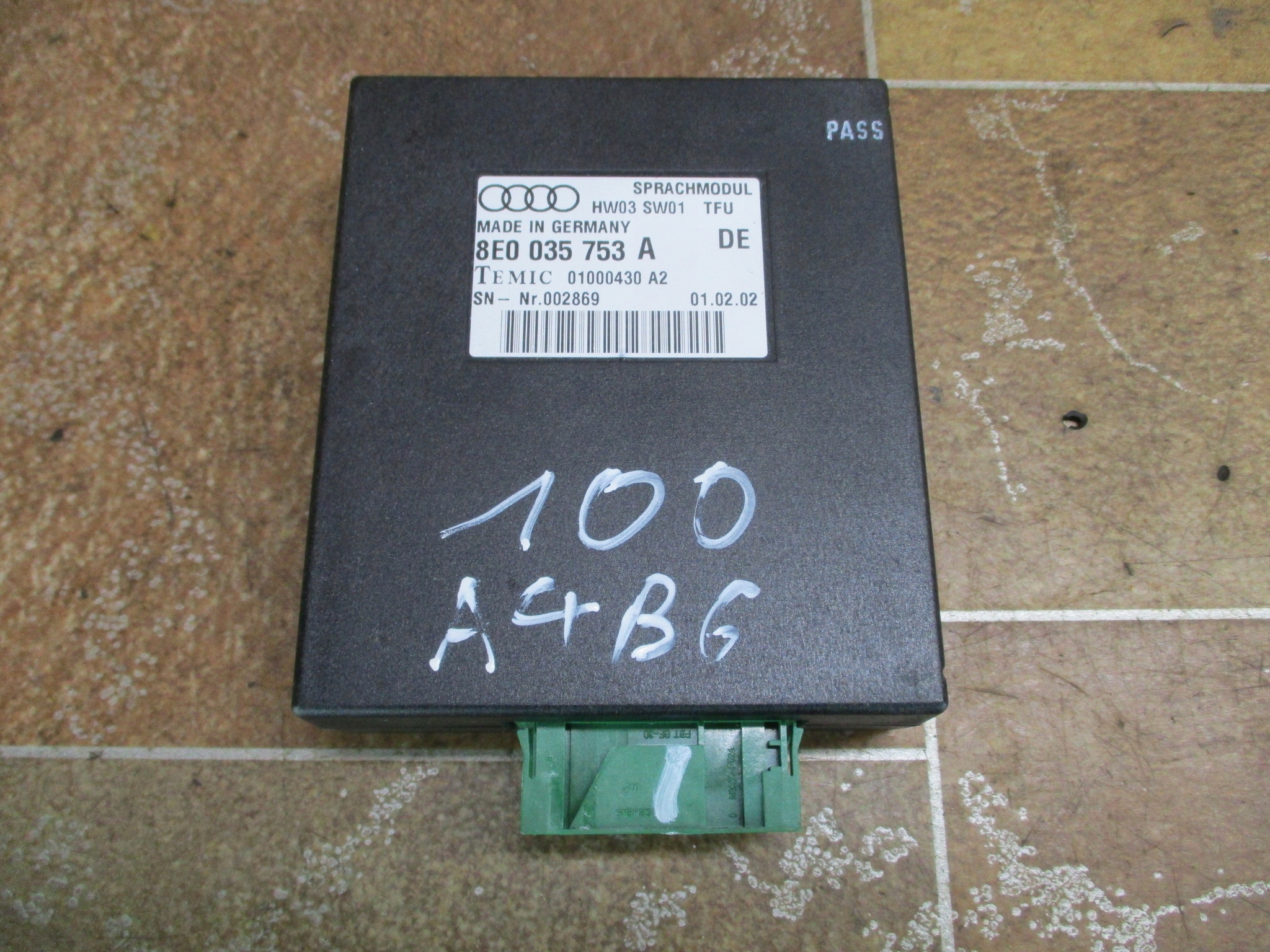 модуль Audi A4 B6 B7 8E0035753A