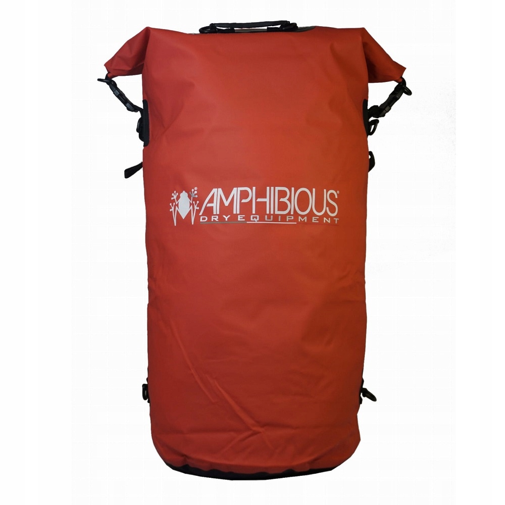 Wodoszczelny worek 100L z paskiem Amphibious tube Czerwony TS-1100-02