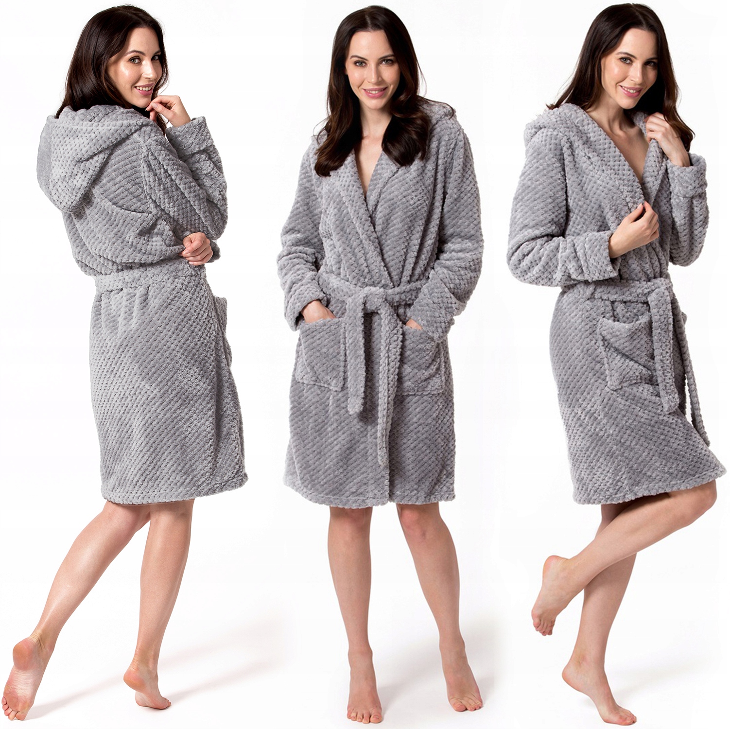 

Mięciutki Szlafrok Damski Podomka Ciepły Diam S/m