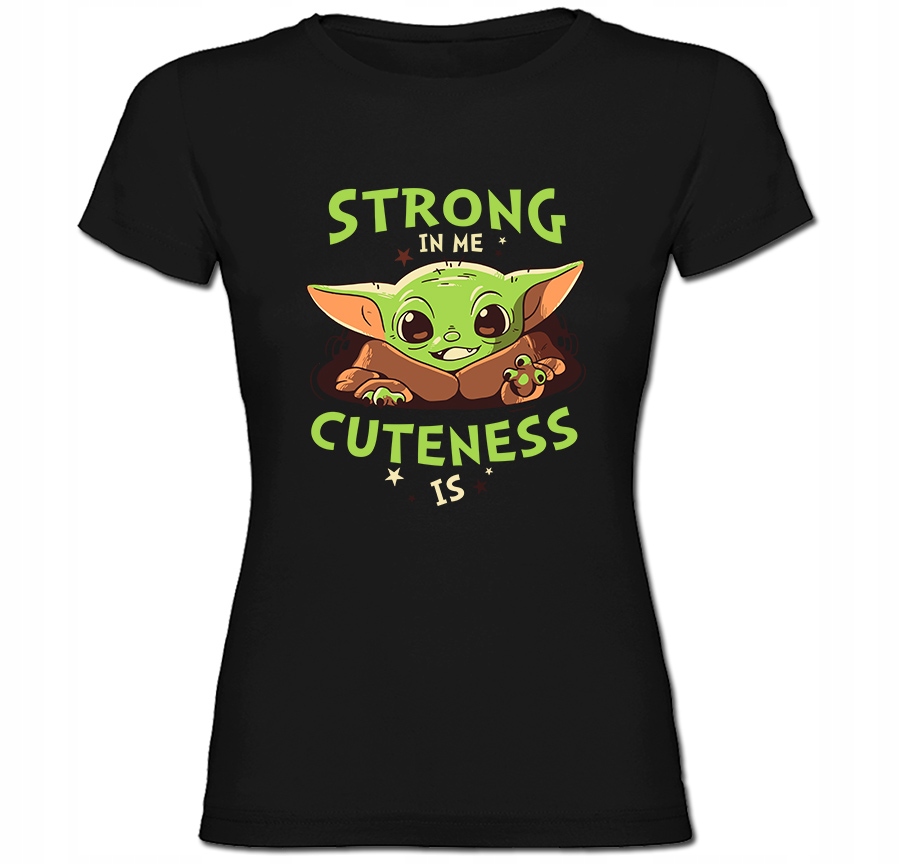 

Tshirt damski baby yoda przytul mnie cute jedi XXL