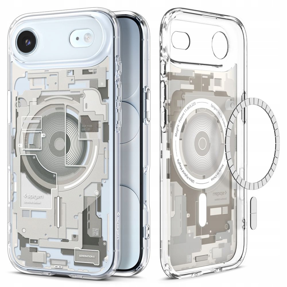 Etui Spigen Ultra Hybrid MagSafe na iPhone 17 Air Zero One tytanowe