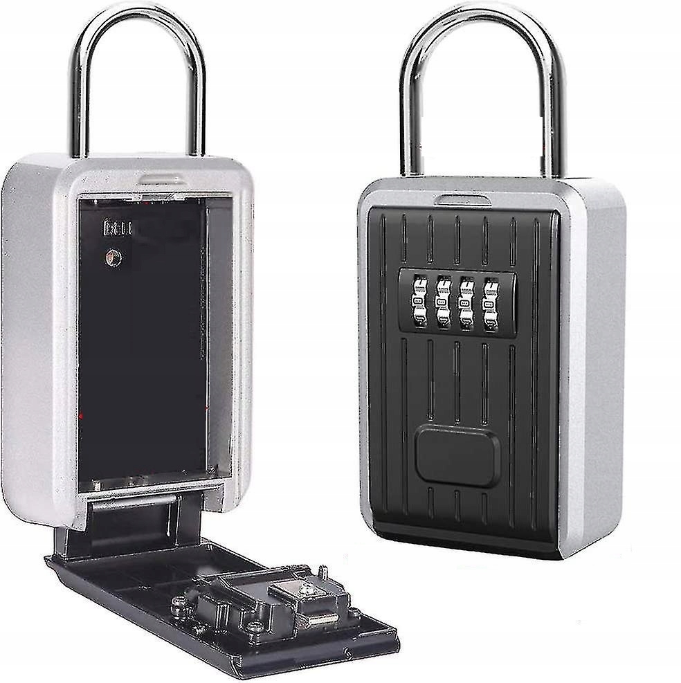 Skrytka Metalowa Z Zawiesiem Pałąkiem Solidny Sejf Kasetka Na Kod Szyfr