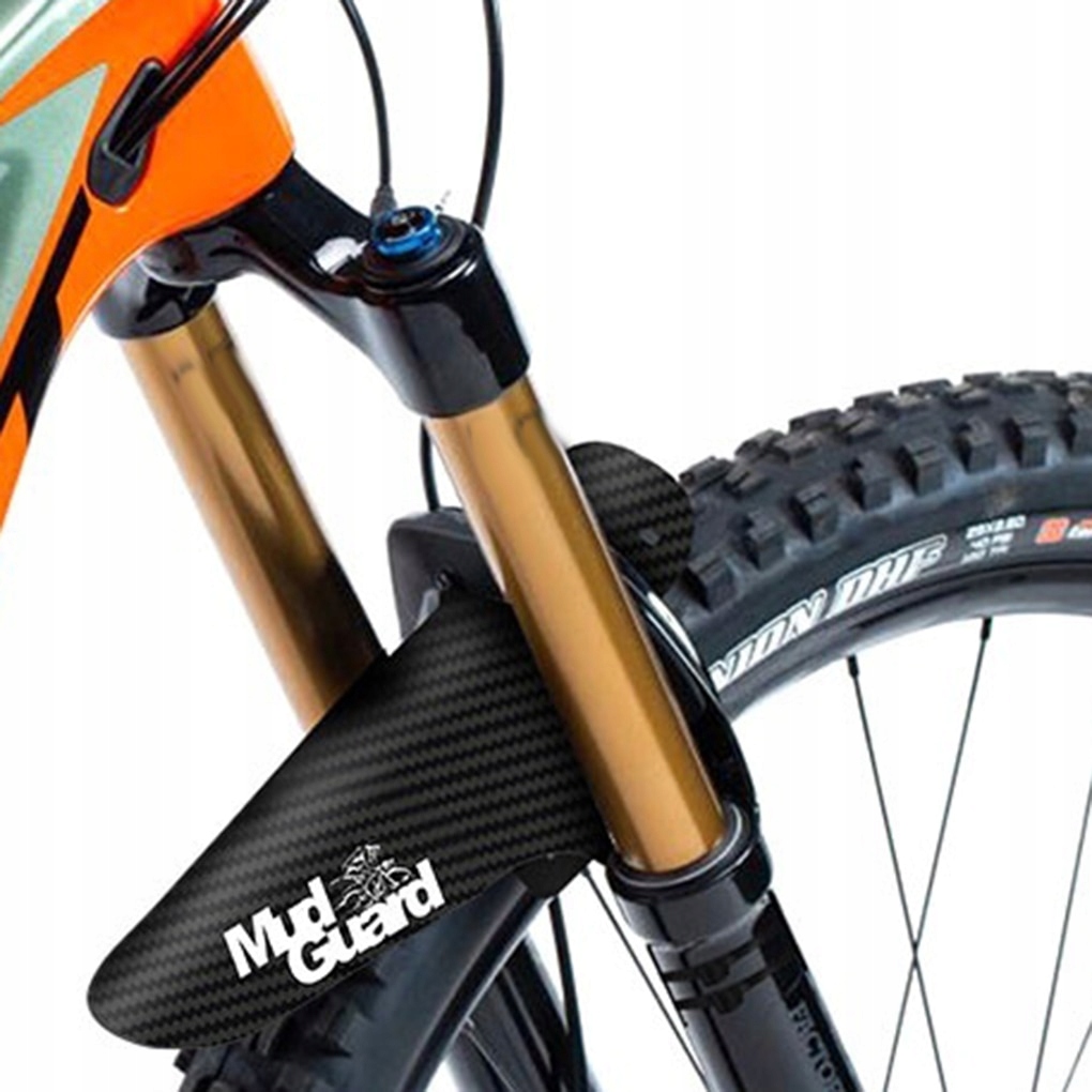 BŁOTNIK ROWEROWY MTB ENDURO XC CZARNY 2W1 PRZEDNI Model CARBON MTB PRZÓD-TYŁ