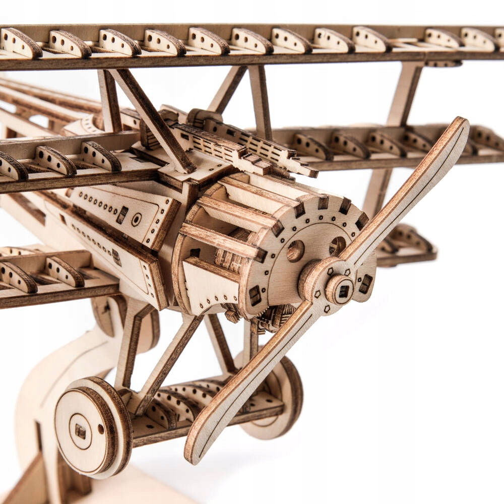 Little Story Drewniane Puzzle Model 3D DIY - Samolot Liczba elementów 140