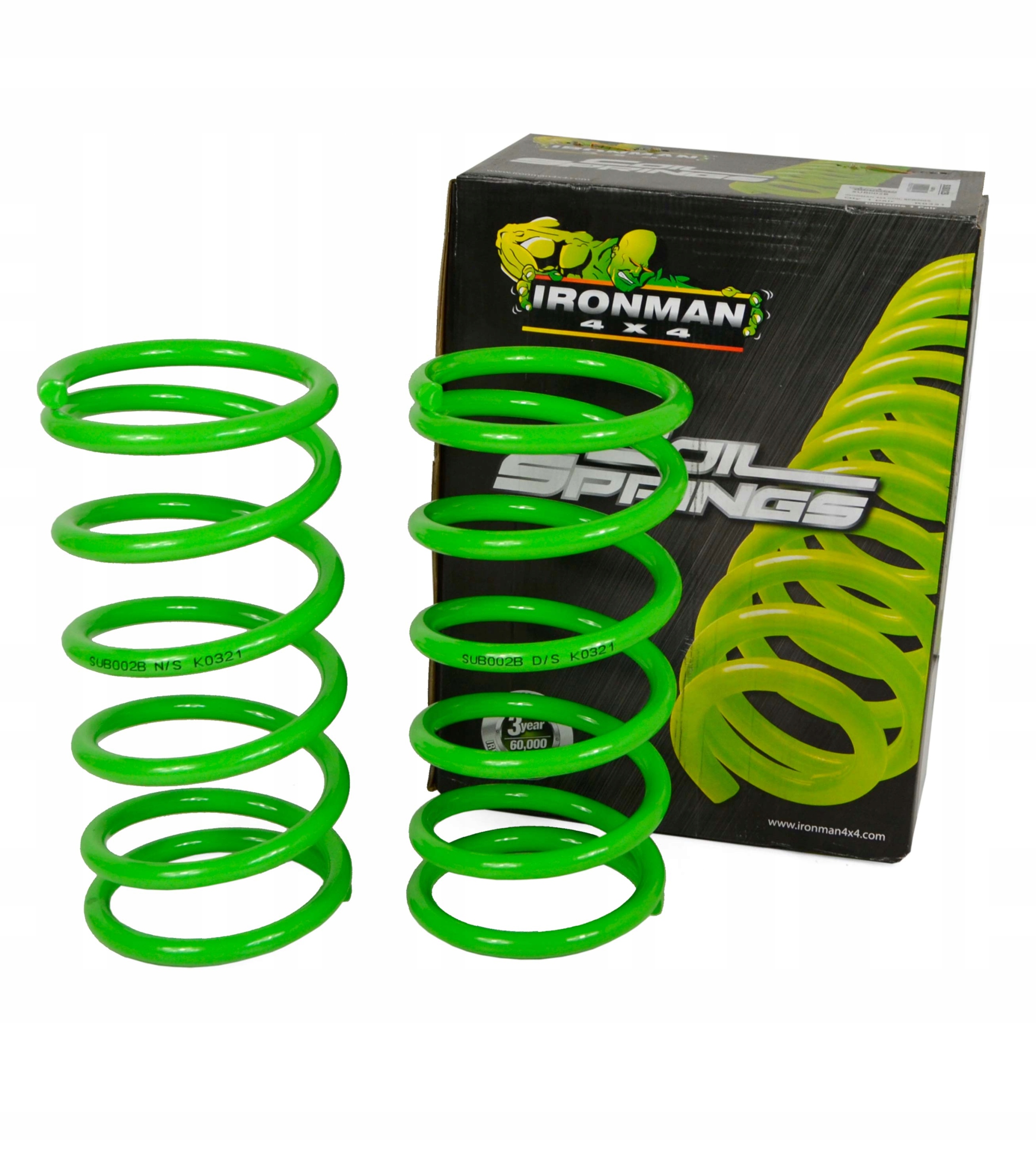 SPRĘŻYNY TYŁ +35mm SUBARU FORESTER 97-02 +200kg