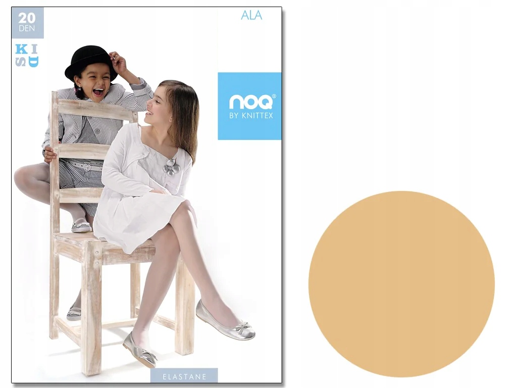 

Cienkie 20 den rajstopy dziecięce Ala 146-152 Natu