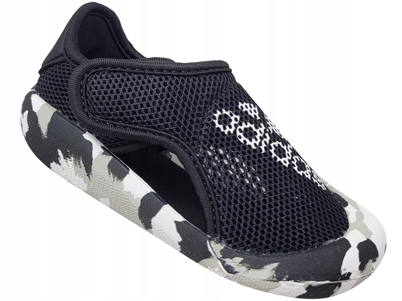 Adidas Altaventure 2.0 ID7858 Sandały Buty Dziecięce Wodne Rzep Czarne