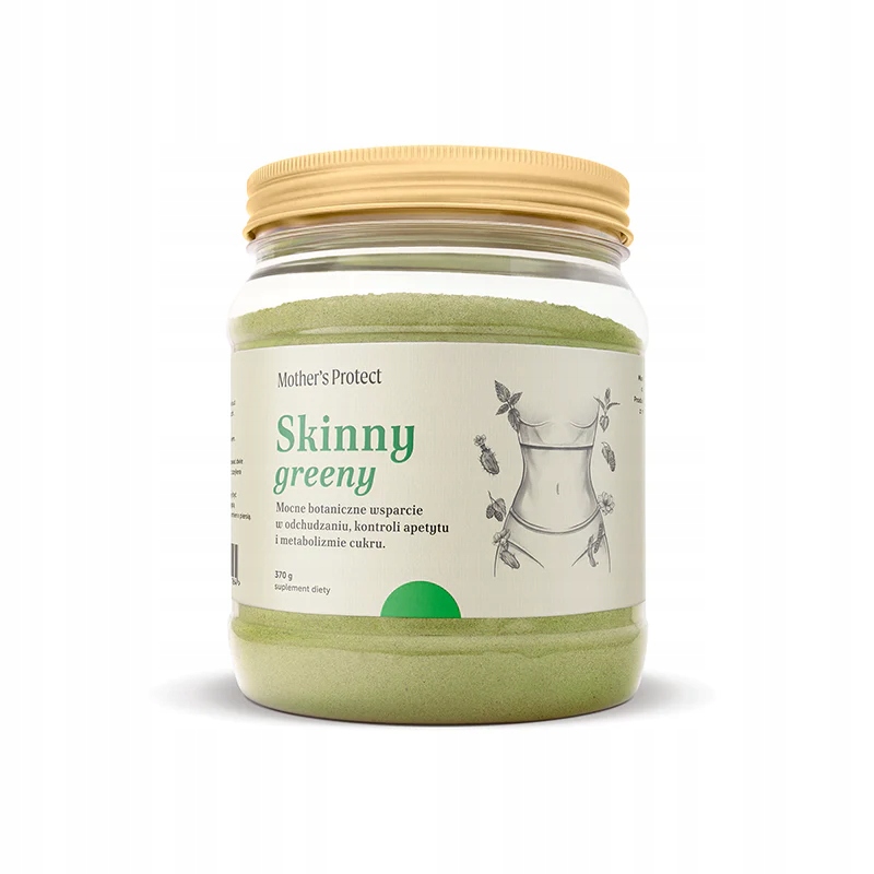 Víceúčelový prášek Mother's Protect Skinny Greeny s přírodní příchutí 370 g