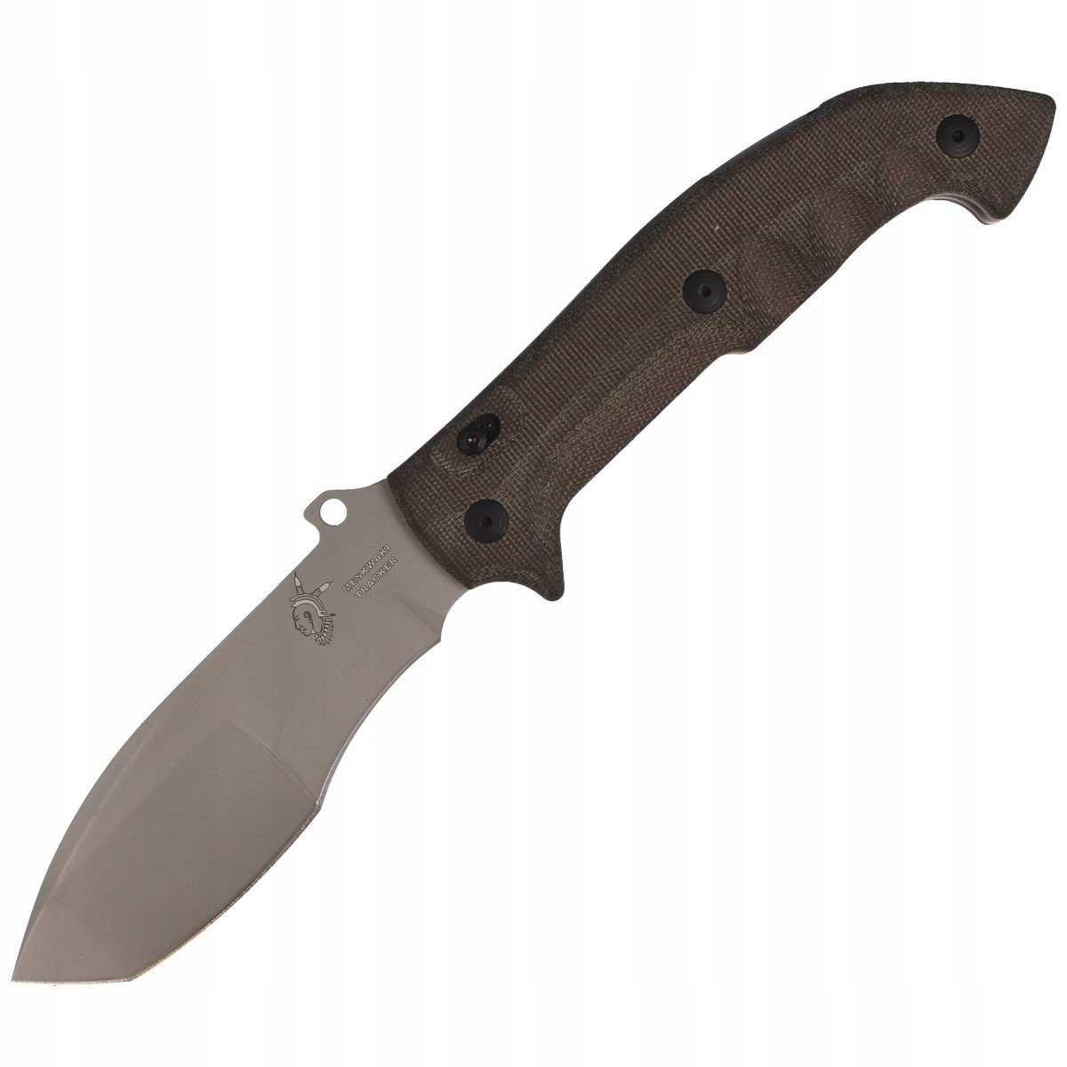 Nůž Fox Tracker Meskwaki, Green Micarta 135 mm (FX-500)