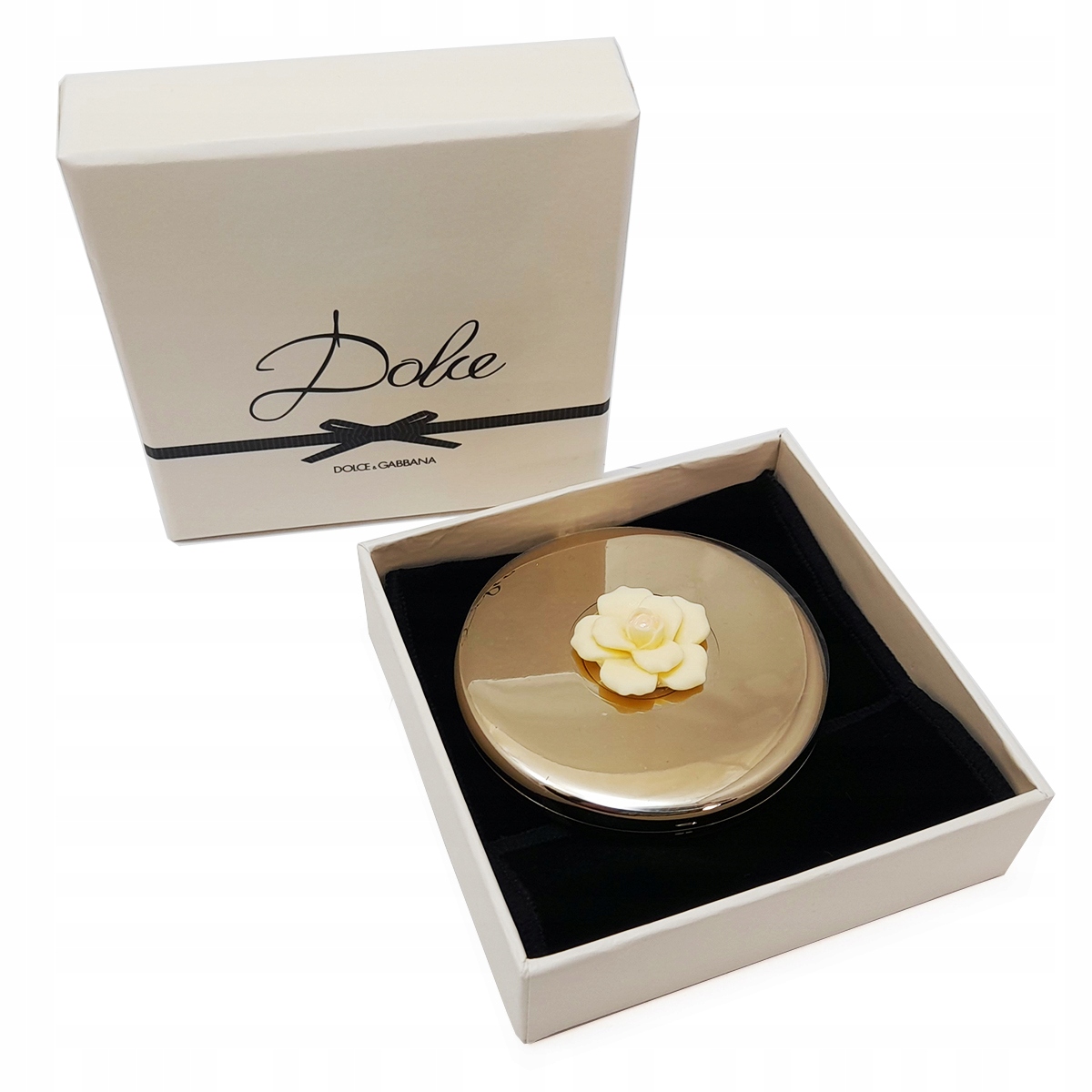 Oryginalne lusterko do torebki Dolce & Gabbana z linii DOLCE