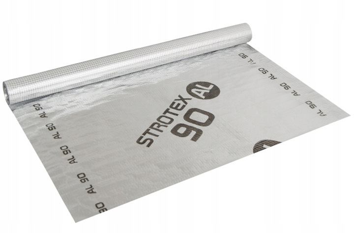 

Folia Paroizolacyjna Aluminiowa Strotex Al 90 75m2