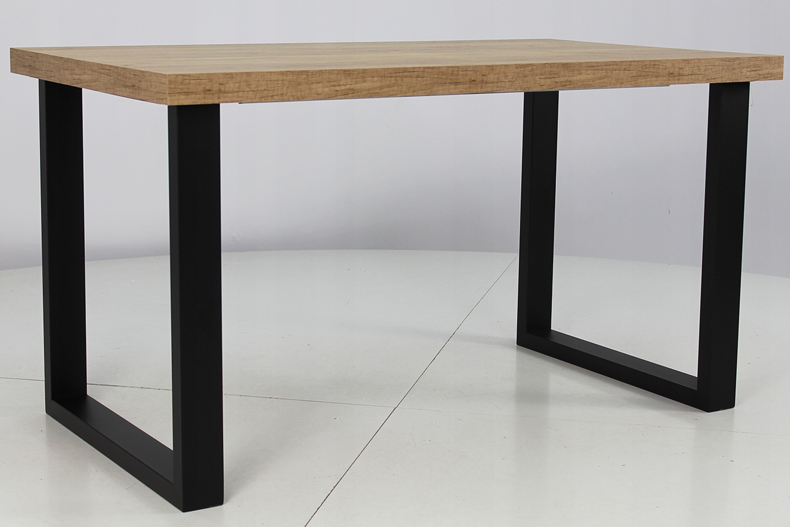 Stół do jadalni ROZKŁADANY i 8 CZARNYCH KRZESEŁ Grubość blatu 5 cm