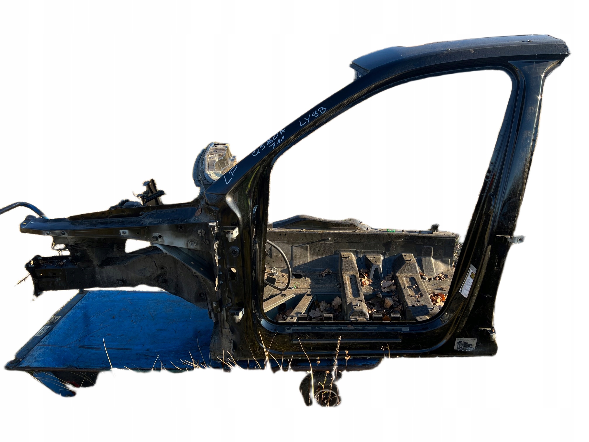 AUDI Q5 80A quarter threshold quarter pillar left front beam tip