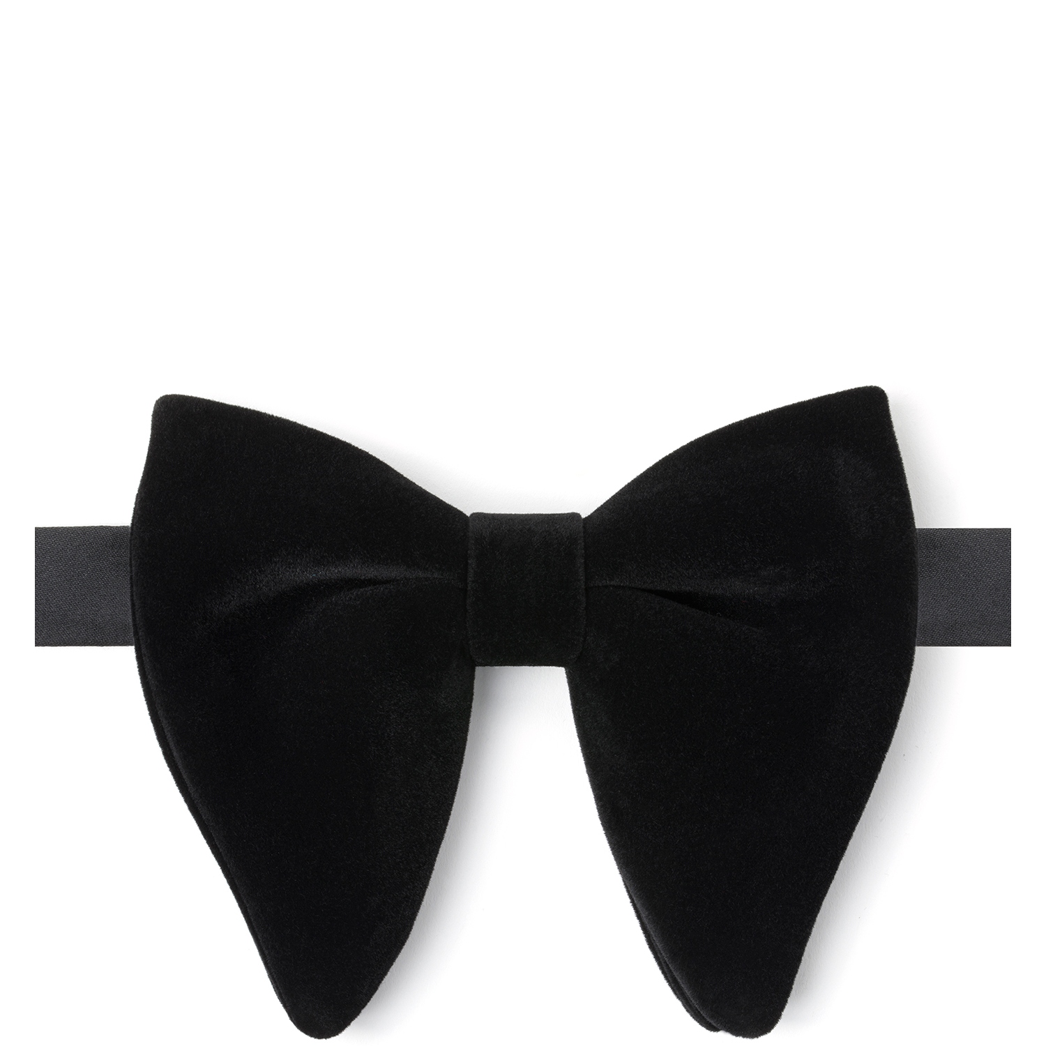 Černá motýlek z měkkého veluru pro Svatba Pako Lorente One Size