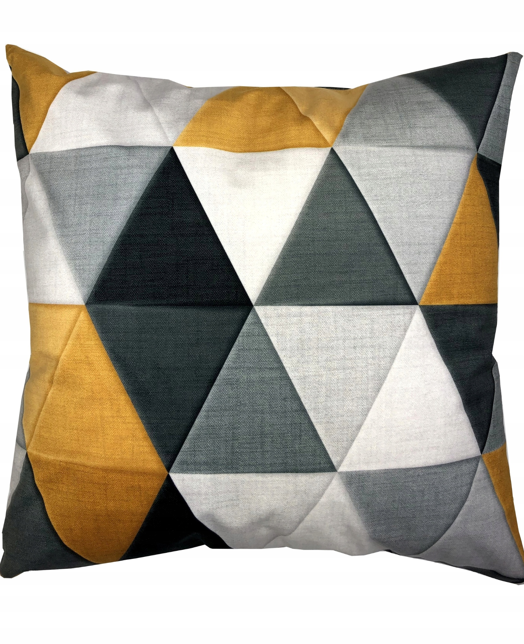 POSZEWKA WELUROWA MUSZTARDOWY 45x45