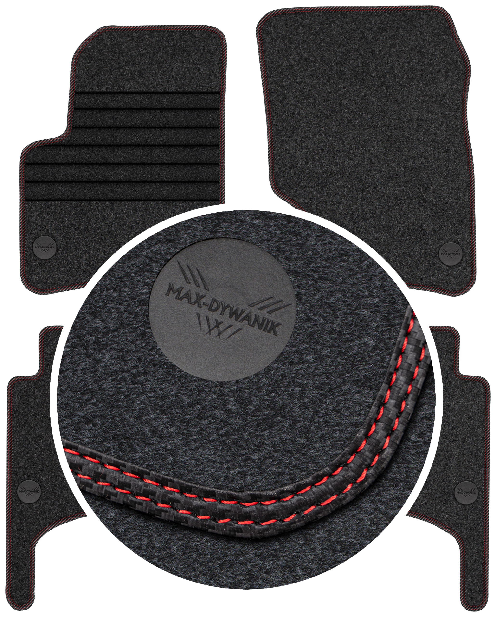 Килимки Max-Килимок велюрові 108736412700 4 el.