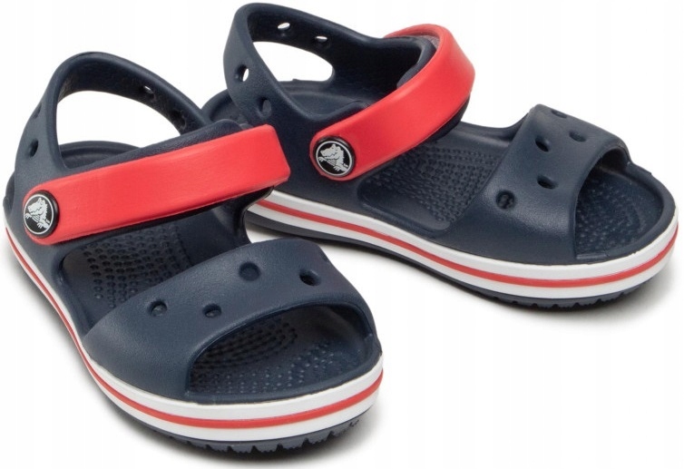 34-35 Buty Sandały Dziecięce na Rzepy Crocs Crocband NAVY RED 12856 EAN (GTIN) 5905523949315
