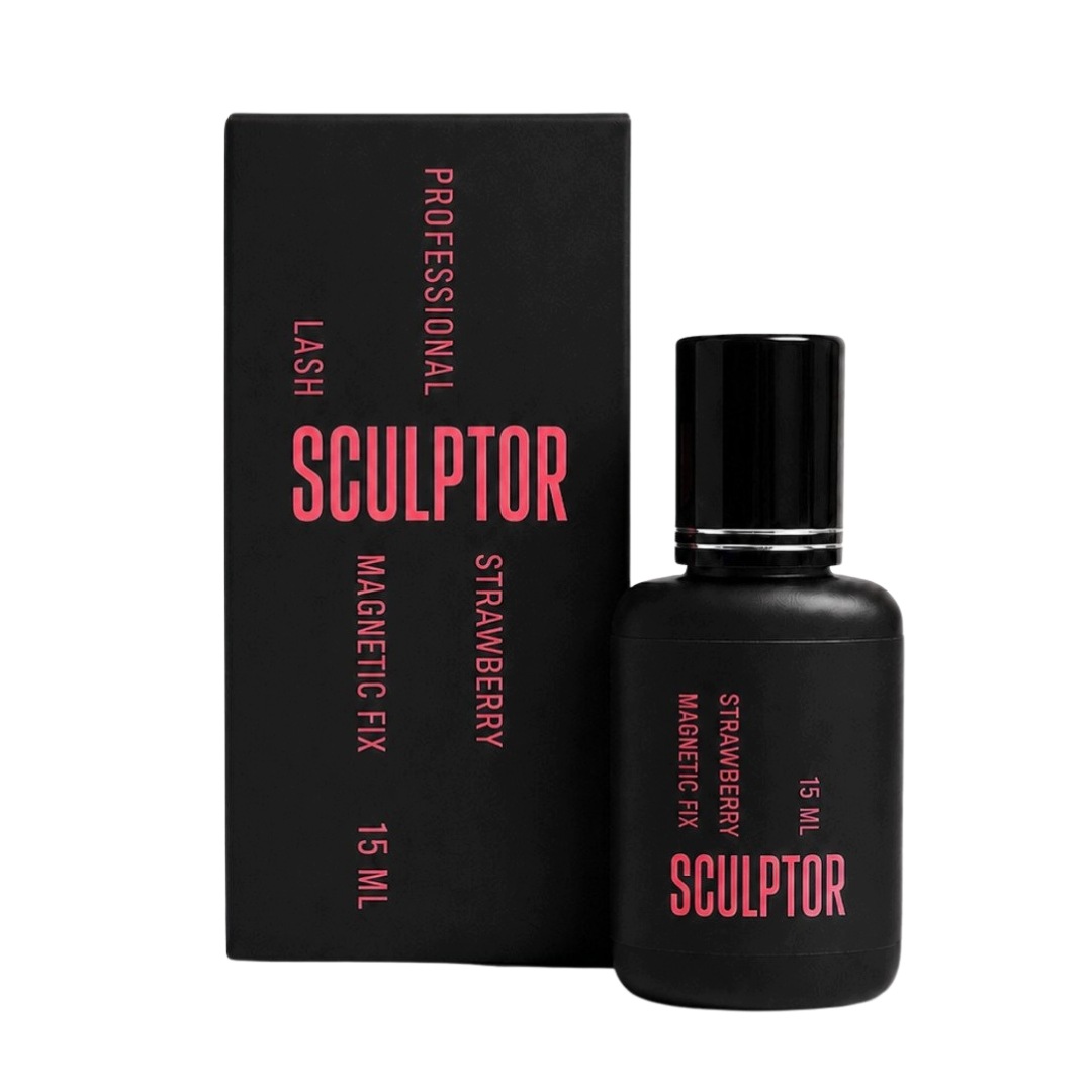 Fixátor na prodlužování řas Magnetic Fix Sculptor Strawberry 15 ml