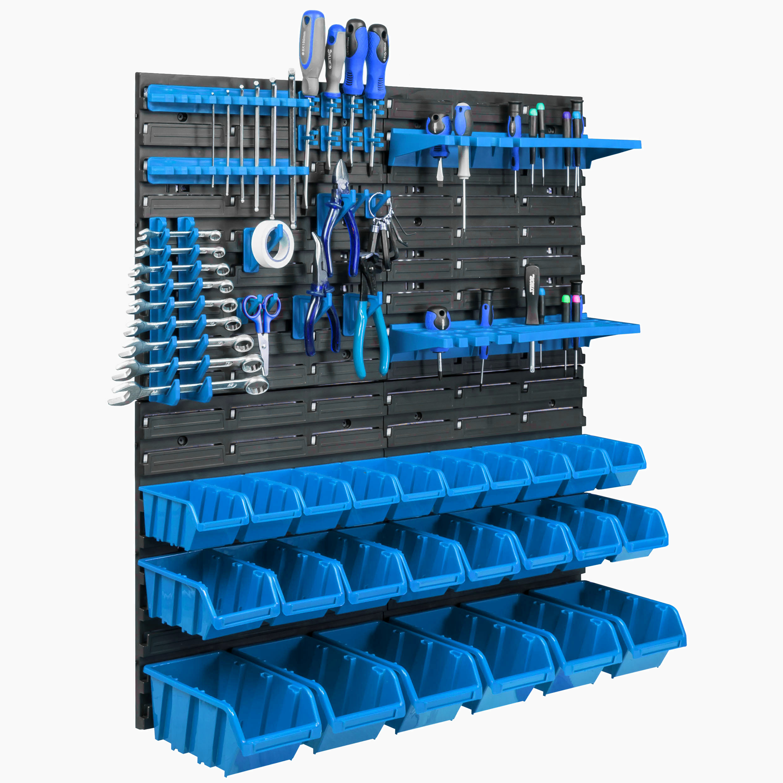 TABLICA ŚCIANKA NARZĘDZIOWA DO GARAŻU 24 KUWET