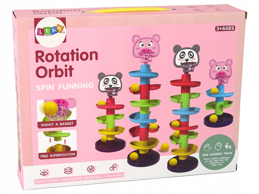 WIEŻA Z PIŁECZKAMI ZJEŻDŻALNIA KULECZKOWA PIŁECZKI Stan opakowania oryginalne