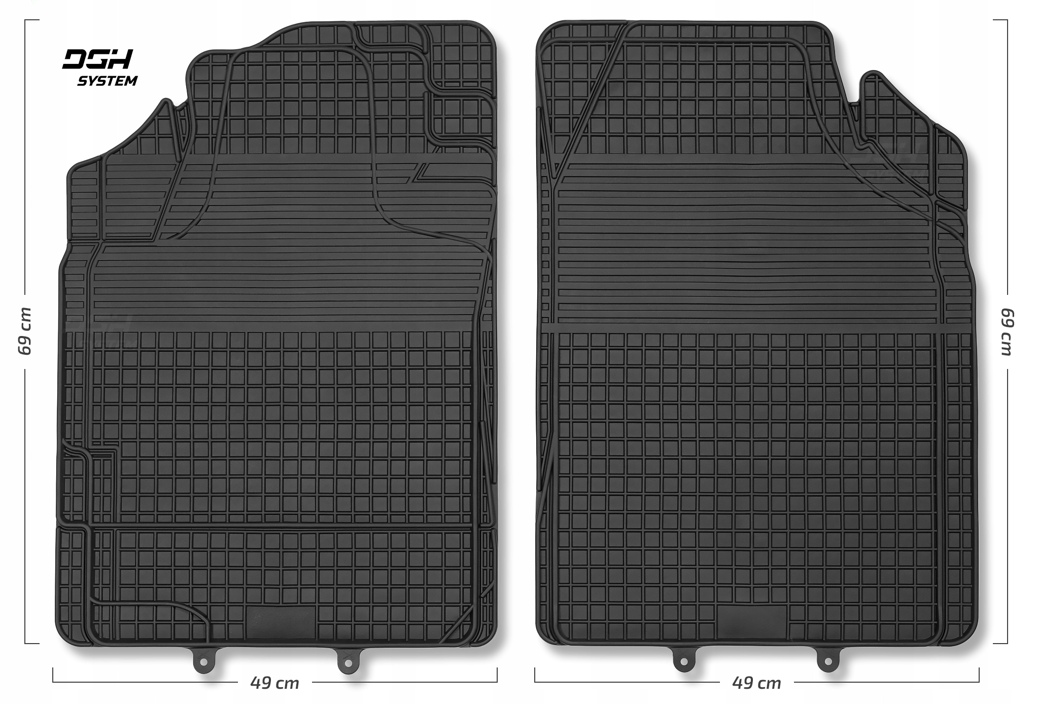 Dywaniki gumowe do Ford Mondeo IV Liftback 2007-2014 Chodniki Pvc Korytka