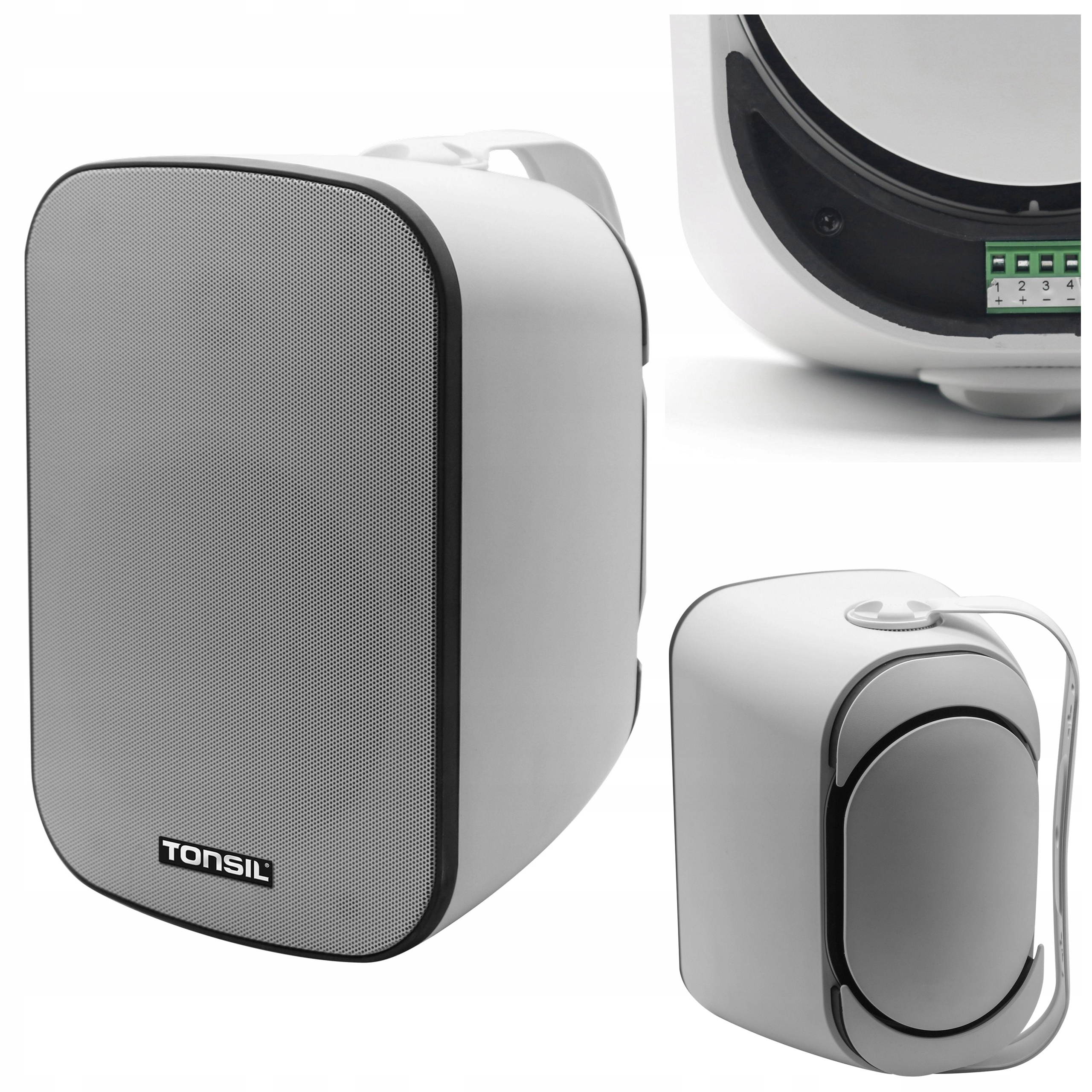 Nástěnný reproduktor Tonsil ZGS40W Vnitřní/Vnější 100V 8ohm 40W Bílý