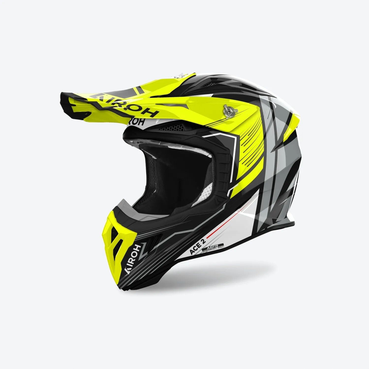 Airoh Prilba Cross Enduro Atv Štvorkolka Aviator Ace 2 Engine Farba Čierna/sz