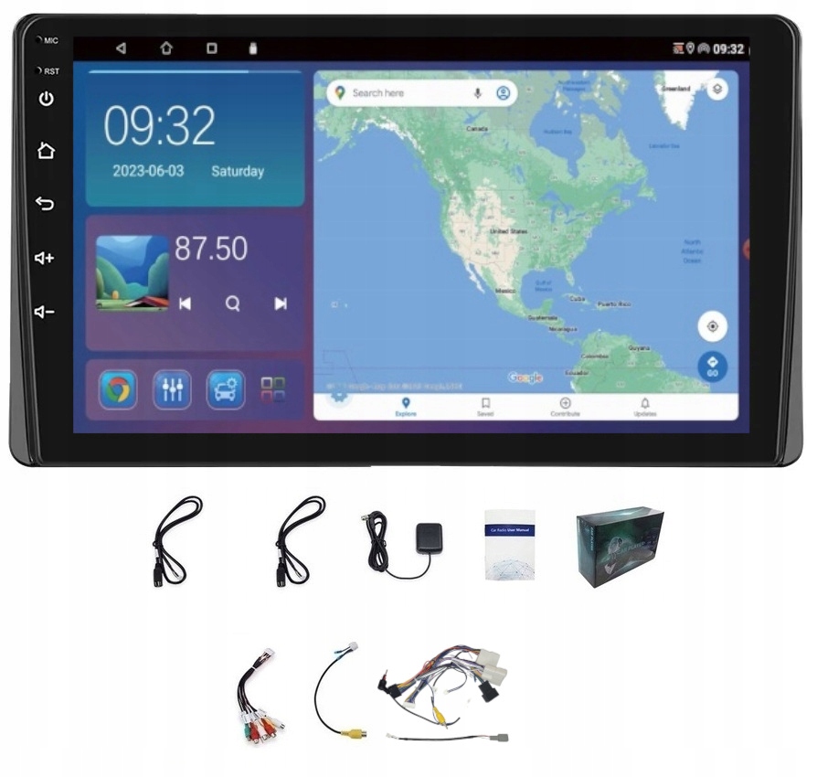 Rádio Navigácia Gps Toyota Sienna 2015-2020 Wifi Carplay Usb 4GB 64GB