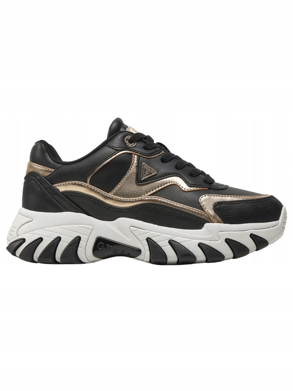 Dámské tenisky Guess Fltnow ELE12 černá zlatá Shoes: 41