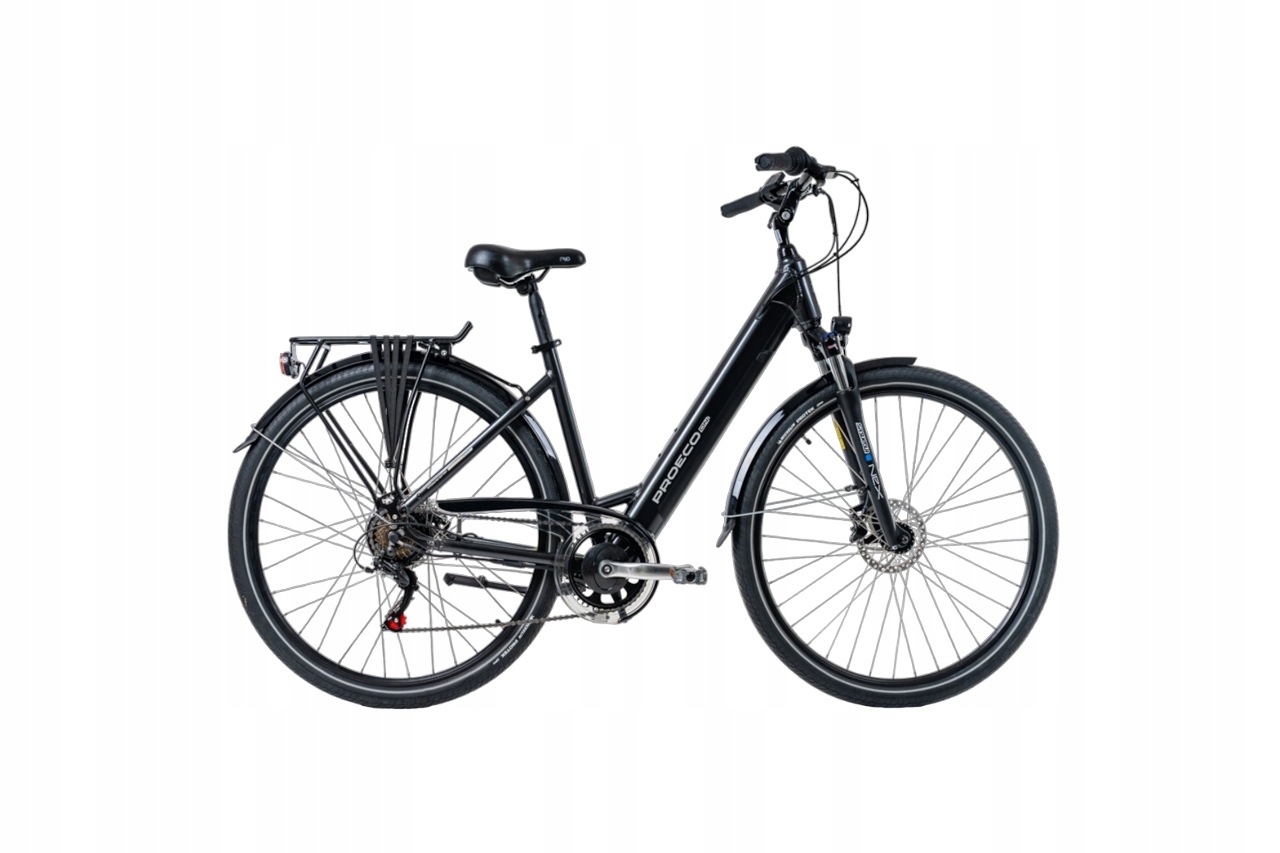 Rower elektryczny Romet Proeco rama 17 cali koło 28 " grafitowy 250 W