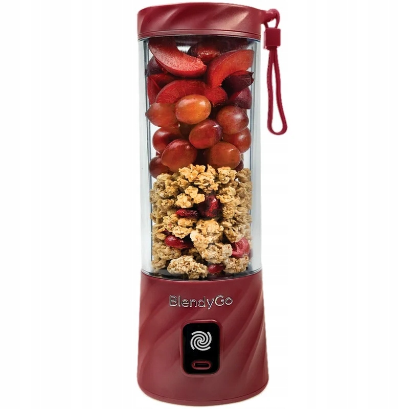 BlendyGO 3 Przenośny blender bezprzewodowy Usb 550 ml burgundowy