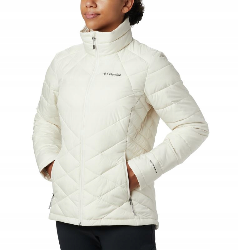 Bunda Columbia Heavenly Jacket, dámská krémová bunda 1788661192 M