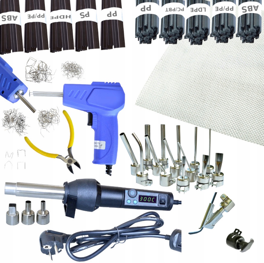 ZSZYWACZ PLASTIKU ZSZYWARKA SPAWARKA WEP 8858-I Zestaw do spawania