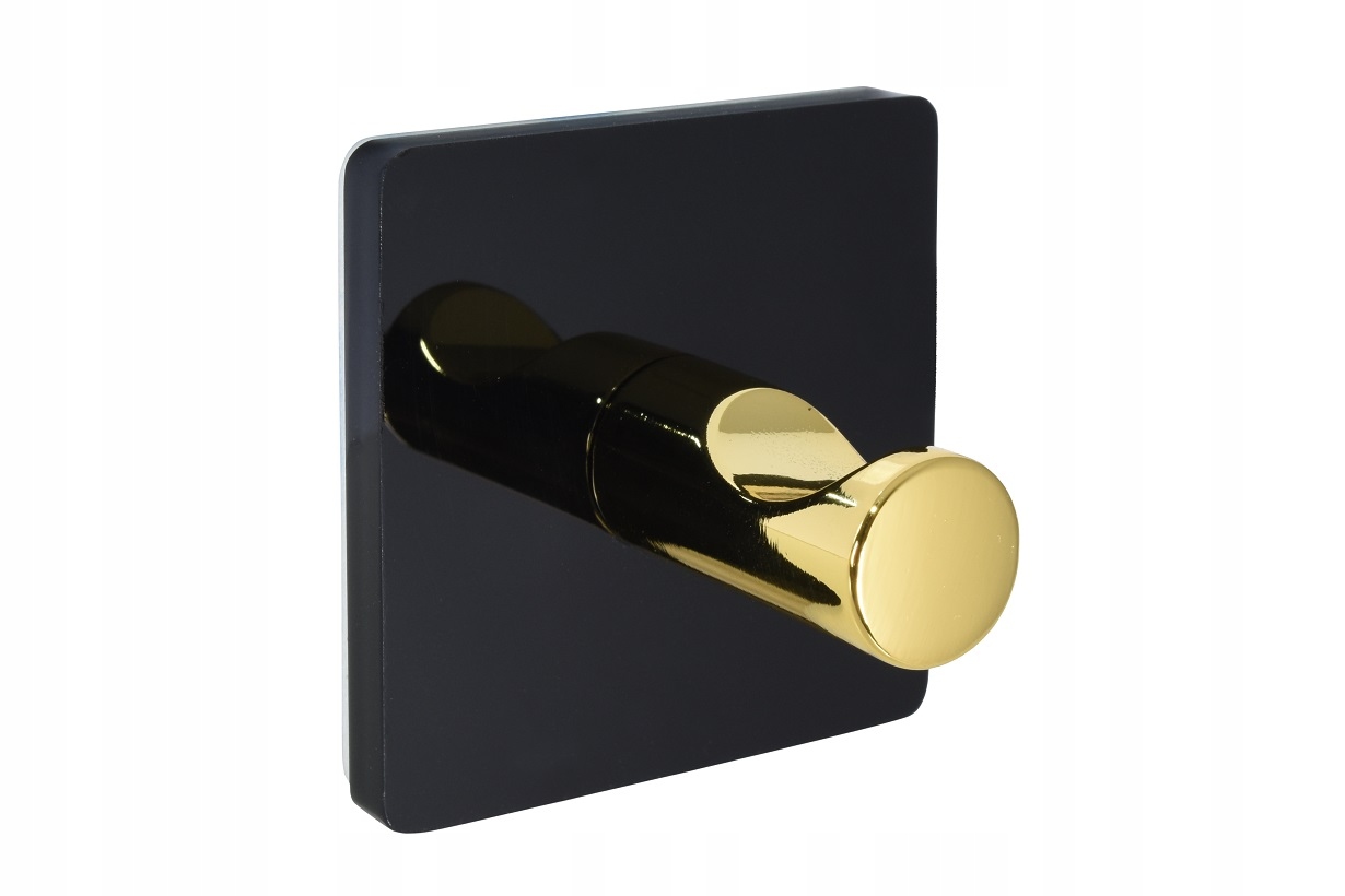 

Wieszaczek Samoprzylep. Kwadrat Czarny/złoty 08029