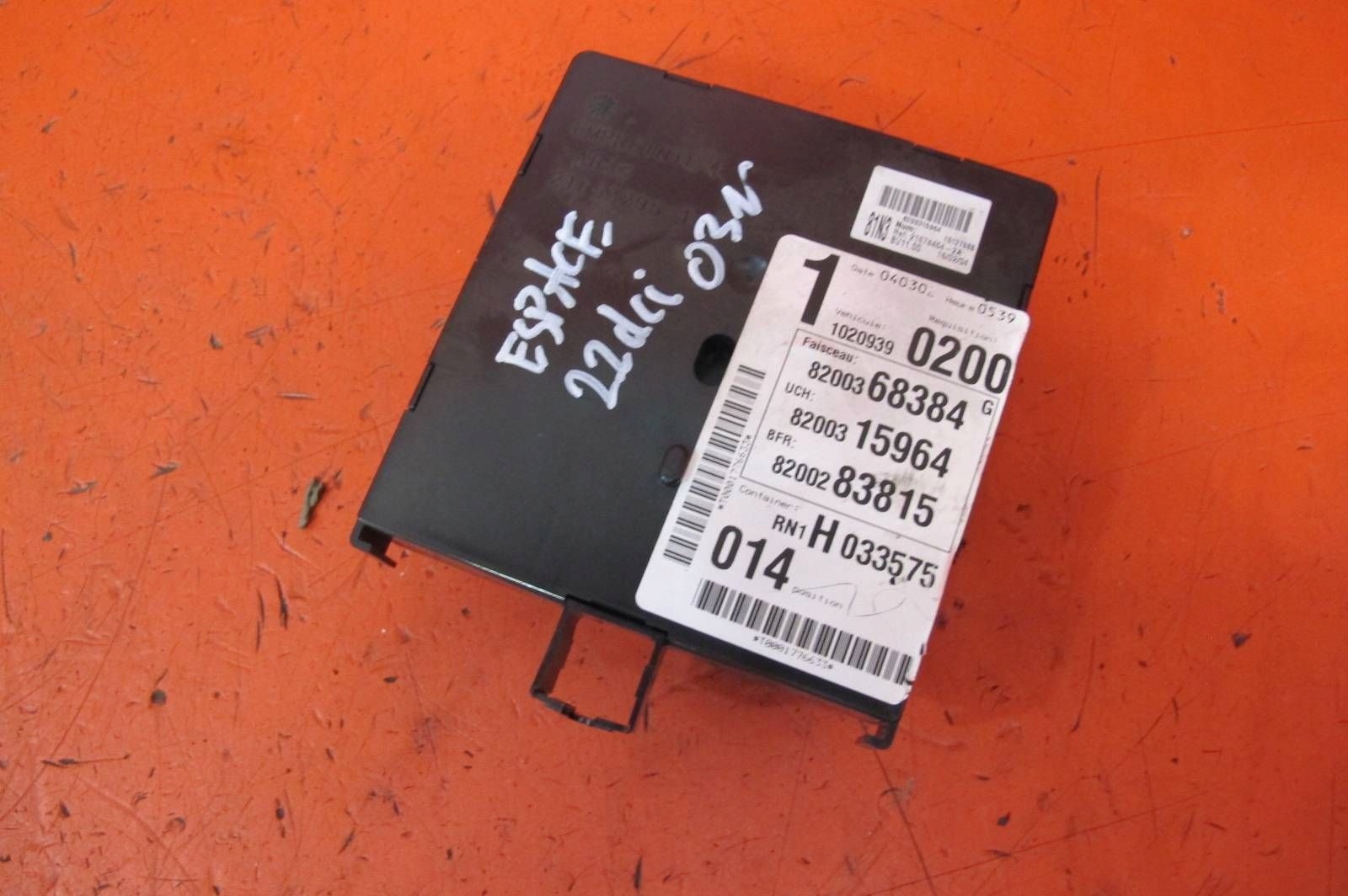 RENAULT ESPACE module control unit compartment UCH 8200315964