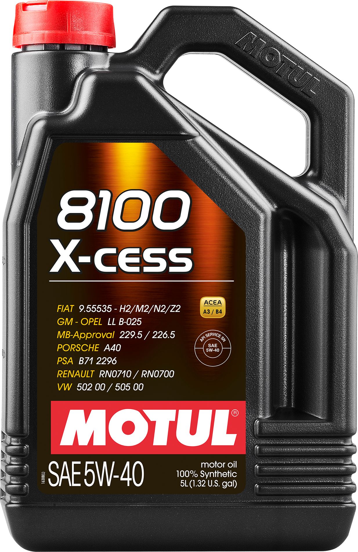 Syntetický motorový olej Motul 8100 X-cess 5W-40 5L A3/B4
