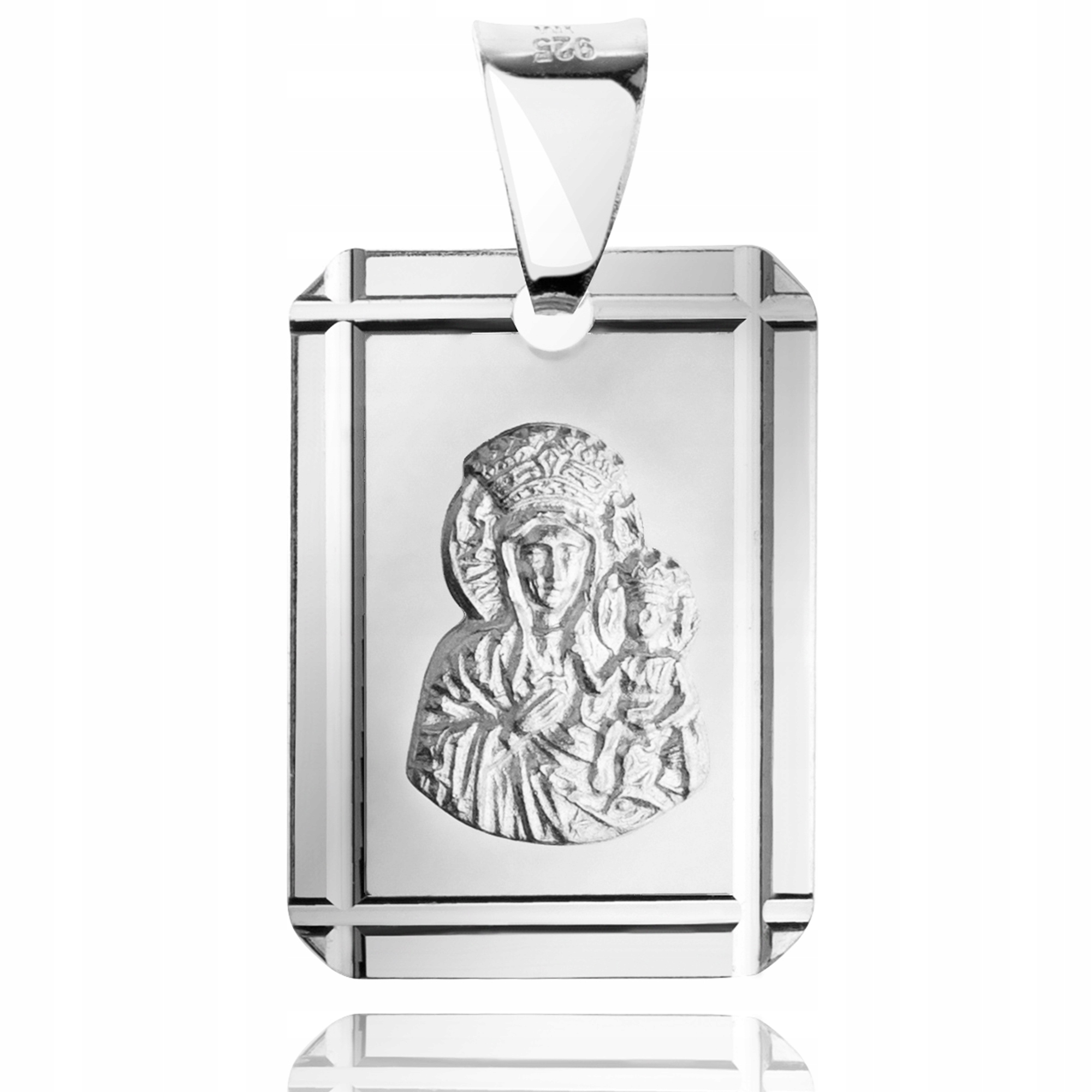 MEDALIK SREBRNY MATKA BOSKA CZĘSTOCHOWSKA SREBRO