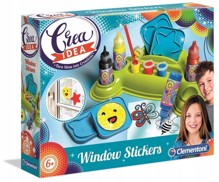 

Clementoni Naklejki Wielorazowe Crea Idea 18537