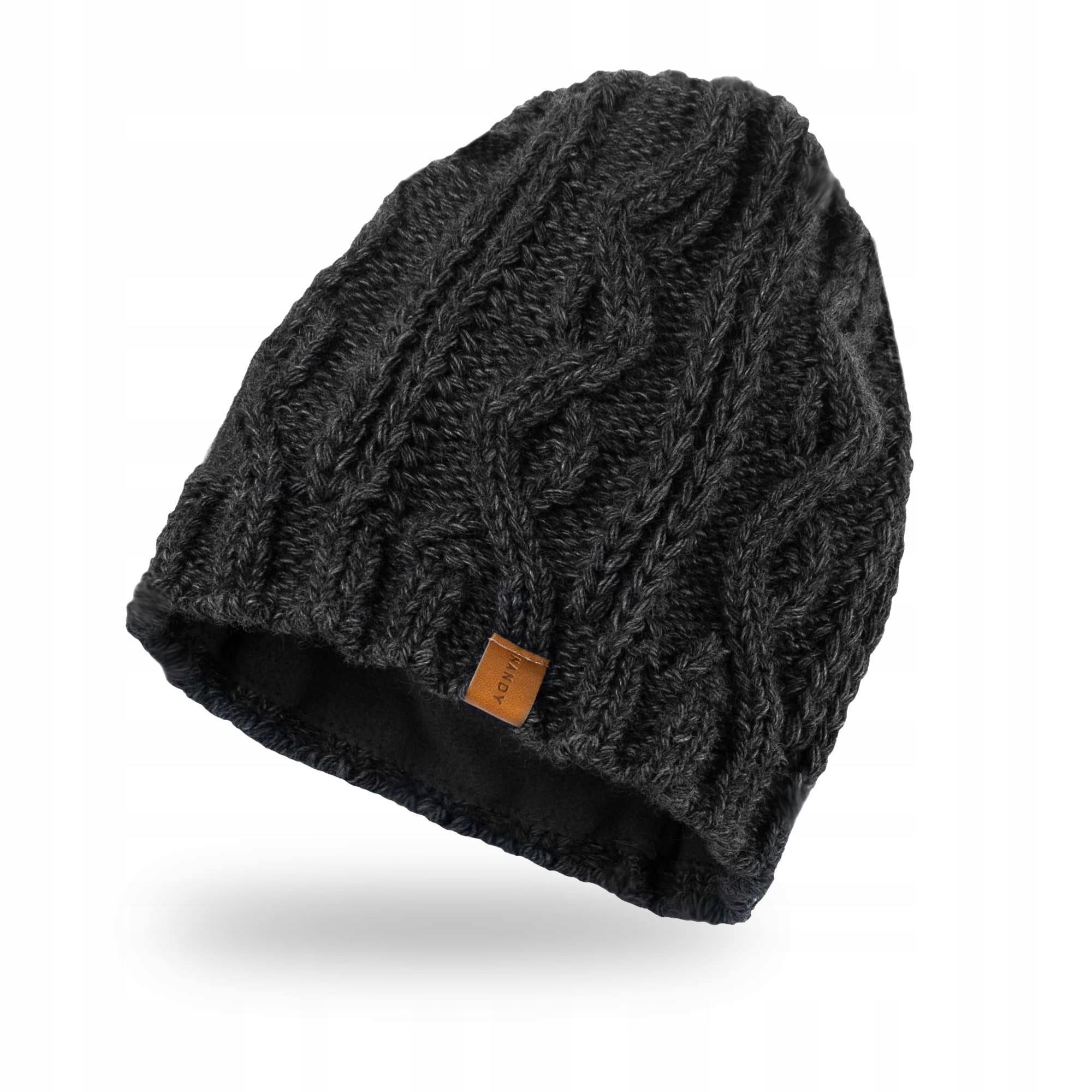 

Nandy Czapka damska ciepła na polarze grafit