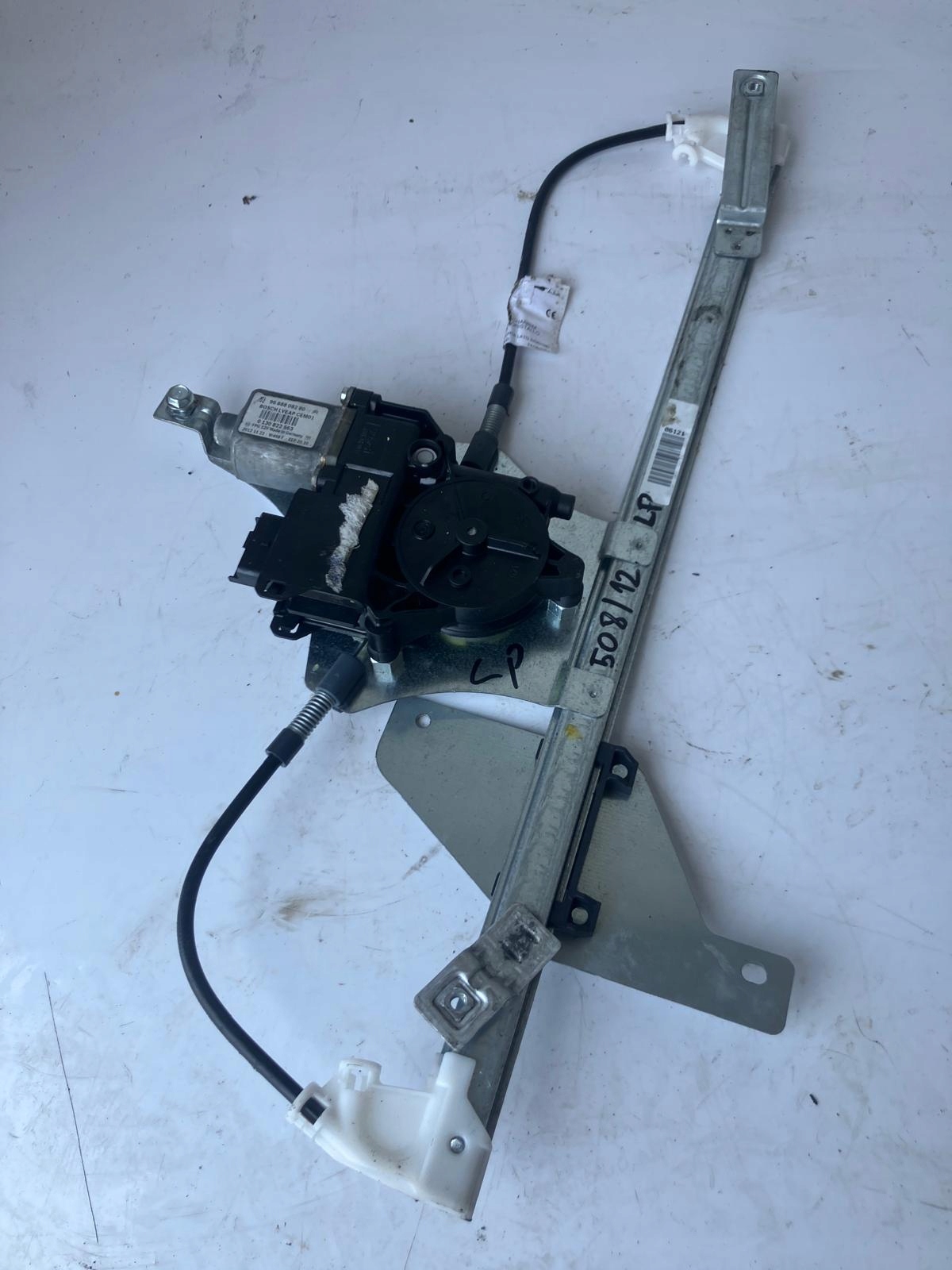 window regulator left front PEUGEOT 508 9688808280